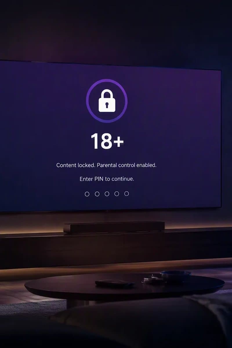 Chaînes adultes verrouillées par code PIN avec l’abonnement IPTV