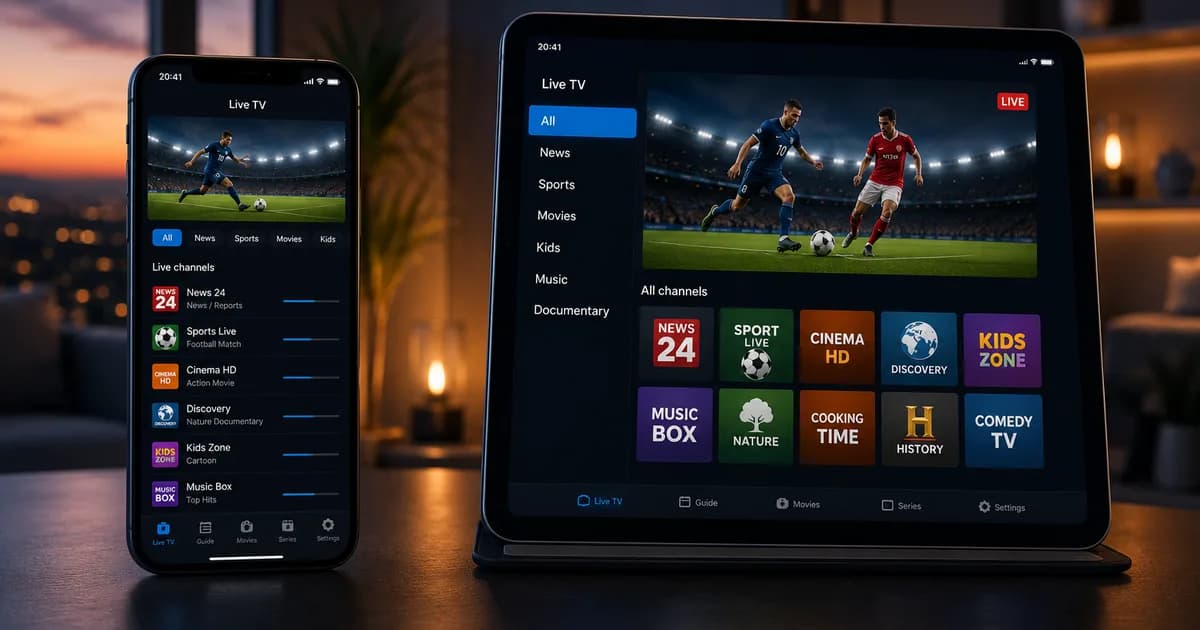 Installer l’IPTV sur iPhone & iPad