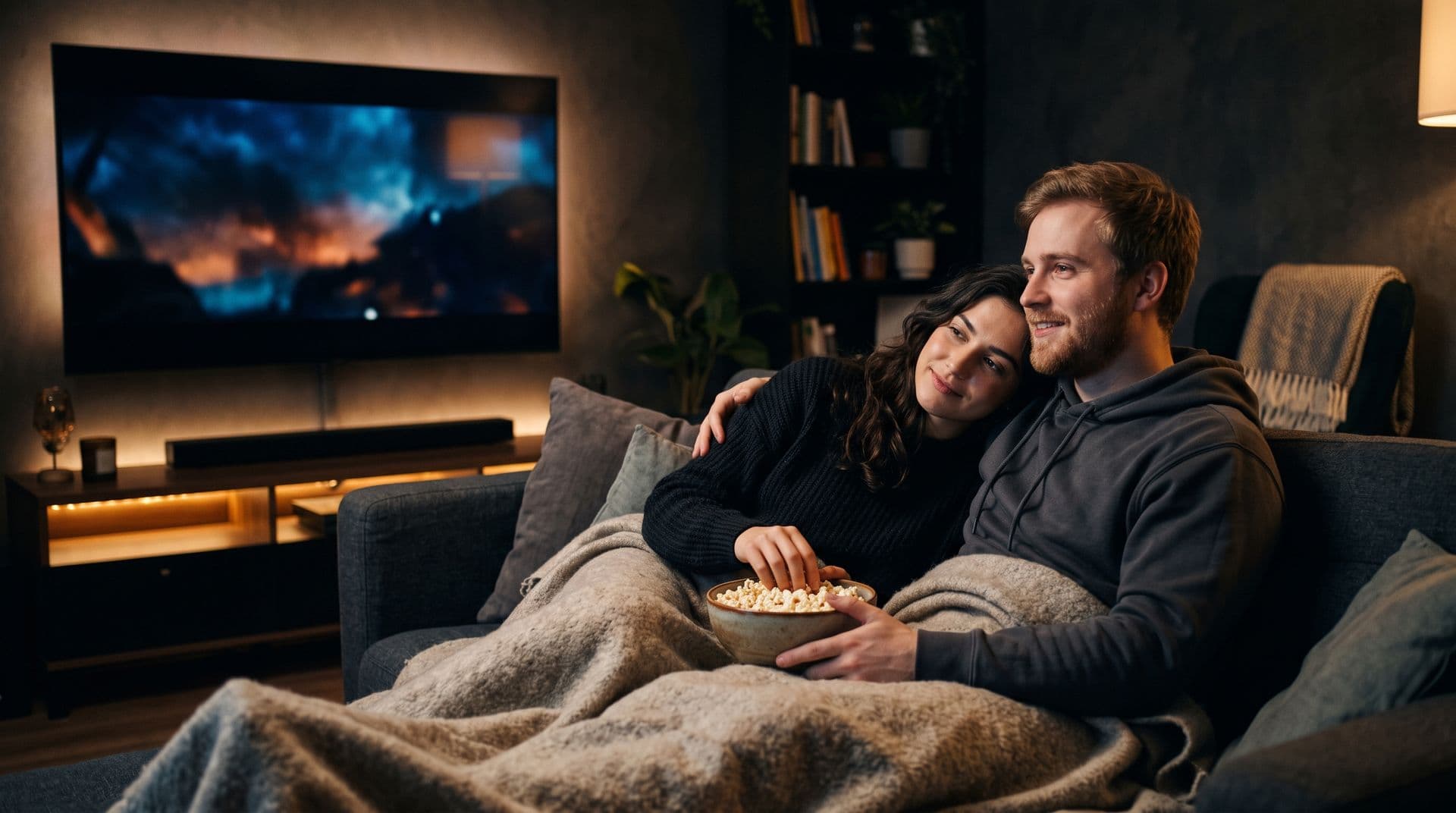 Chaînes françaises TNT et divertissement en IPTV sur grand écran