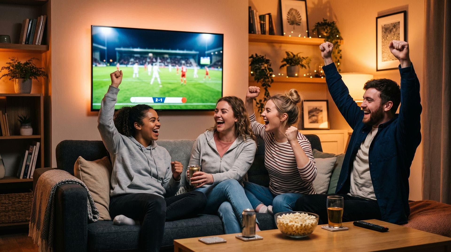 Match de football en direct via un abonnement IPTV — chaînes sport beIN, RMC, DAZN