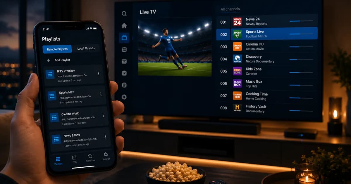 Installer l’IPTV avec GSE Smart IPTV