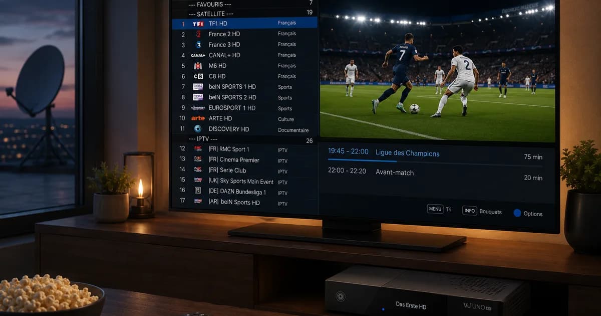 Installer l’IPTV sur Enigma2