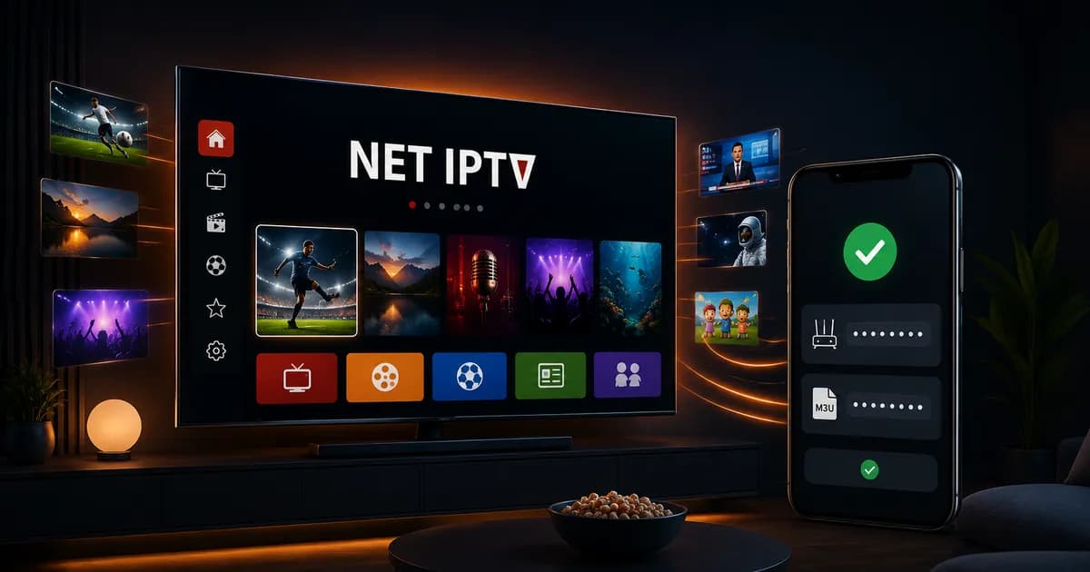 Installer Net IPTV sur Smart TV Samsung ou LG